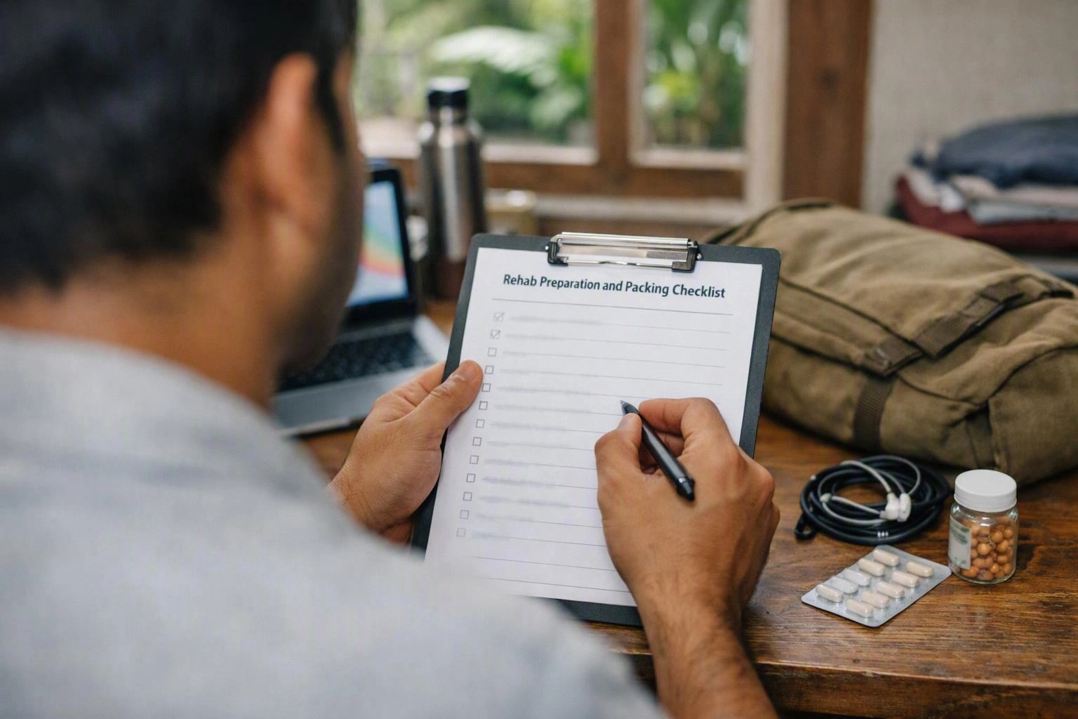 Rehab Preparation and Packing Checklist
