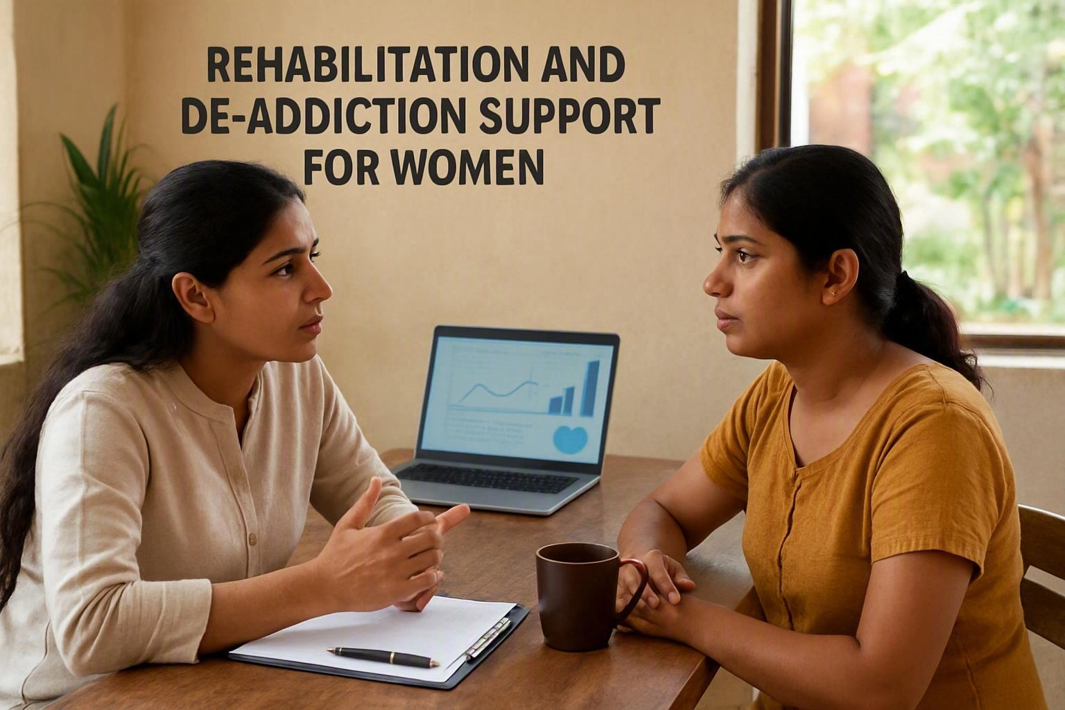 Rehabilitation and De-Addiction Support for Women